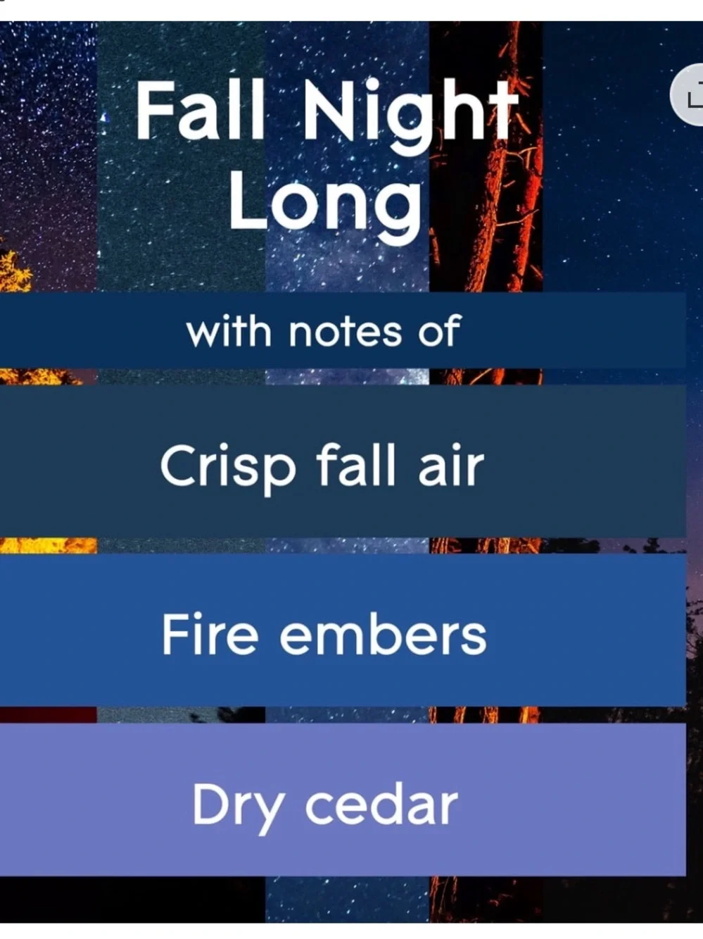 NEW- Glade PlugIns (Fall Night Long) 2 Pack Refills Air Freshener